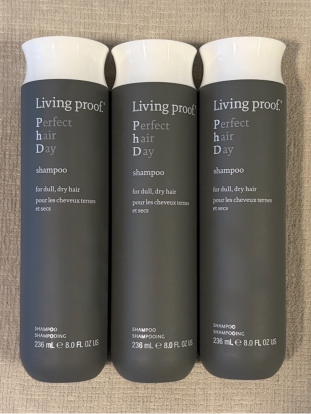NEW Bundle Living Proof Perfect Hair Day Shampoo Set of 3 PHD 8 oz 24 oz total